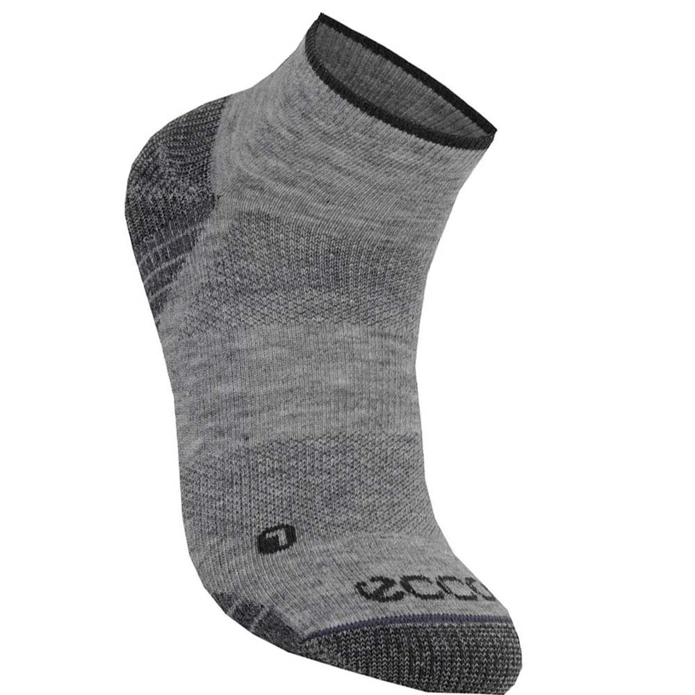 Men\'s Ecco Golf Ankle Socks Silver / Grey | SG 833SGL